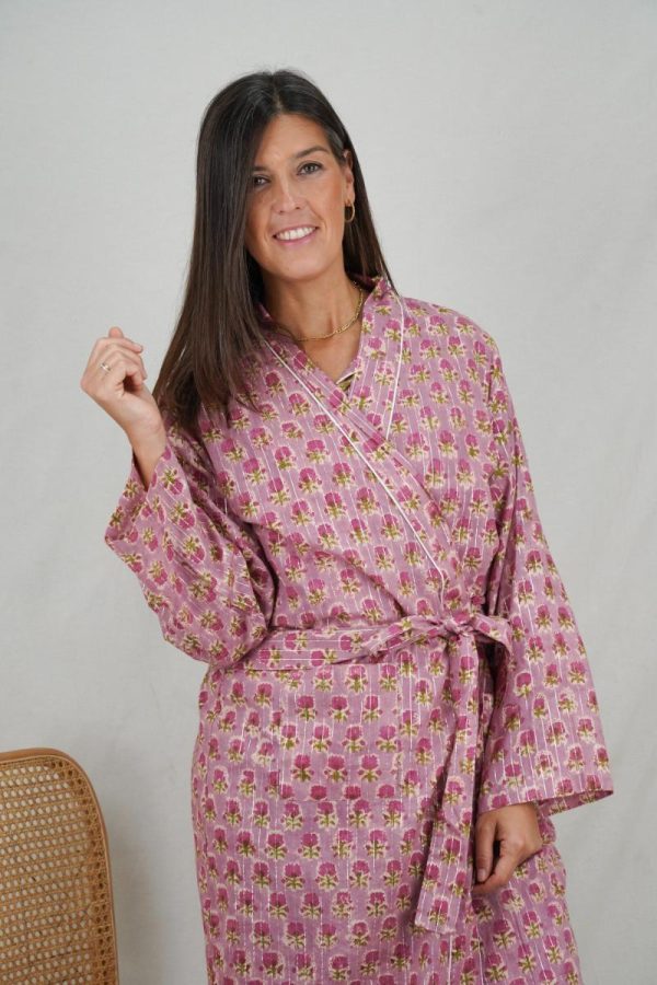 Kimono de algodón Benares