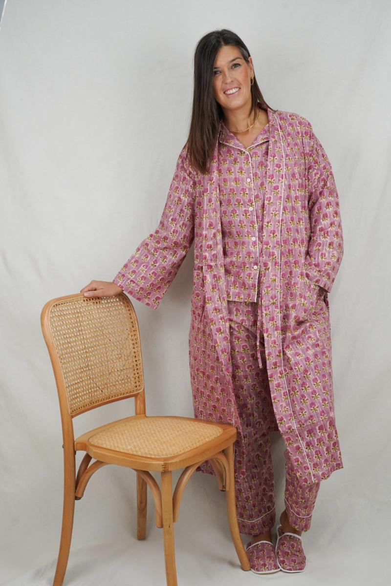 Kimono de algodón Benares - Imagen 3