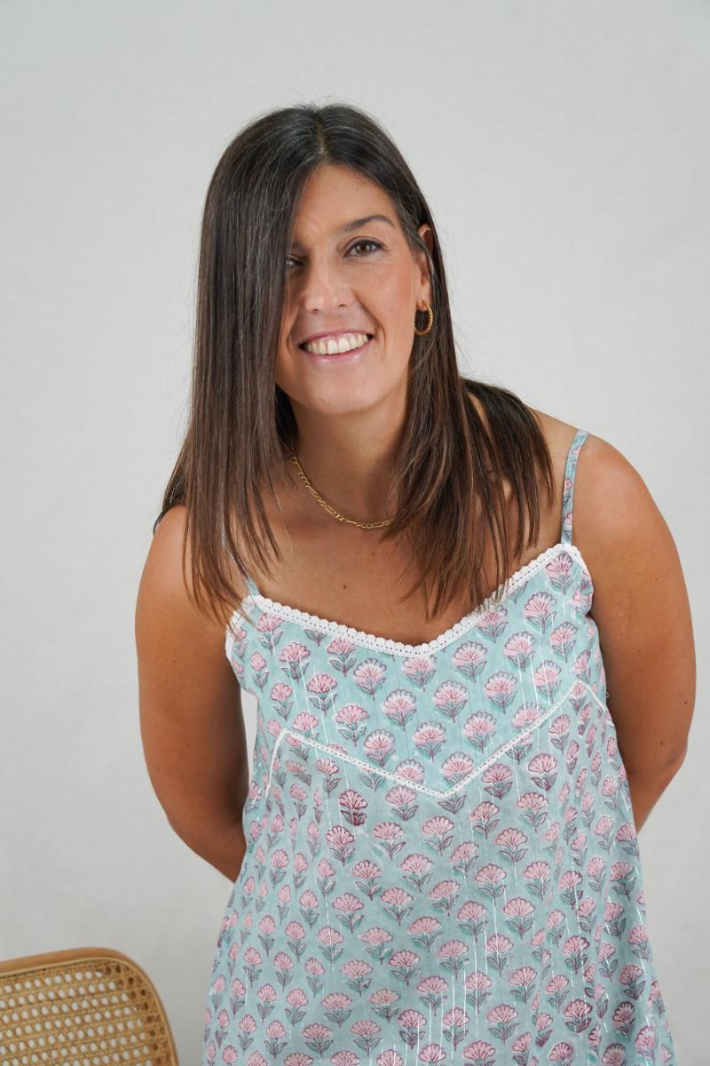 Camisón de algodón Nako