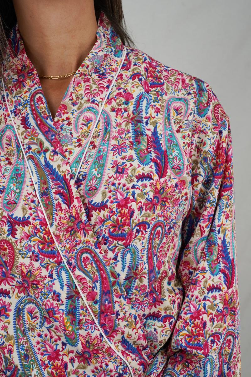 Kimono de crepe Rajgarh - Imagen 3