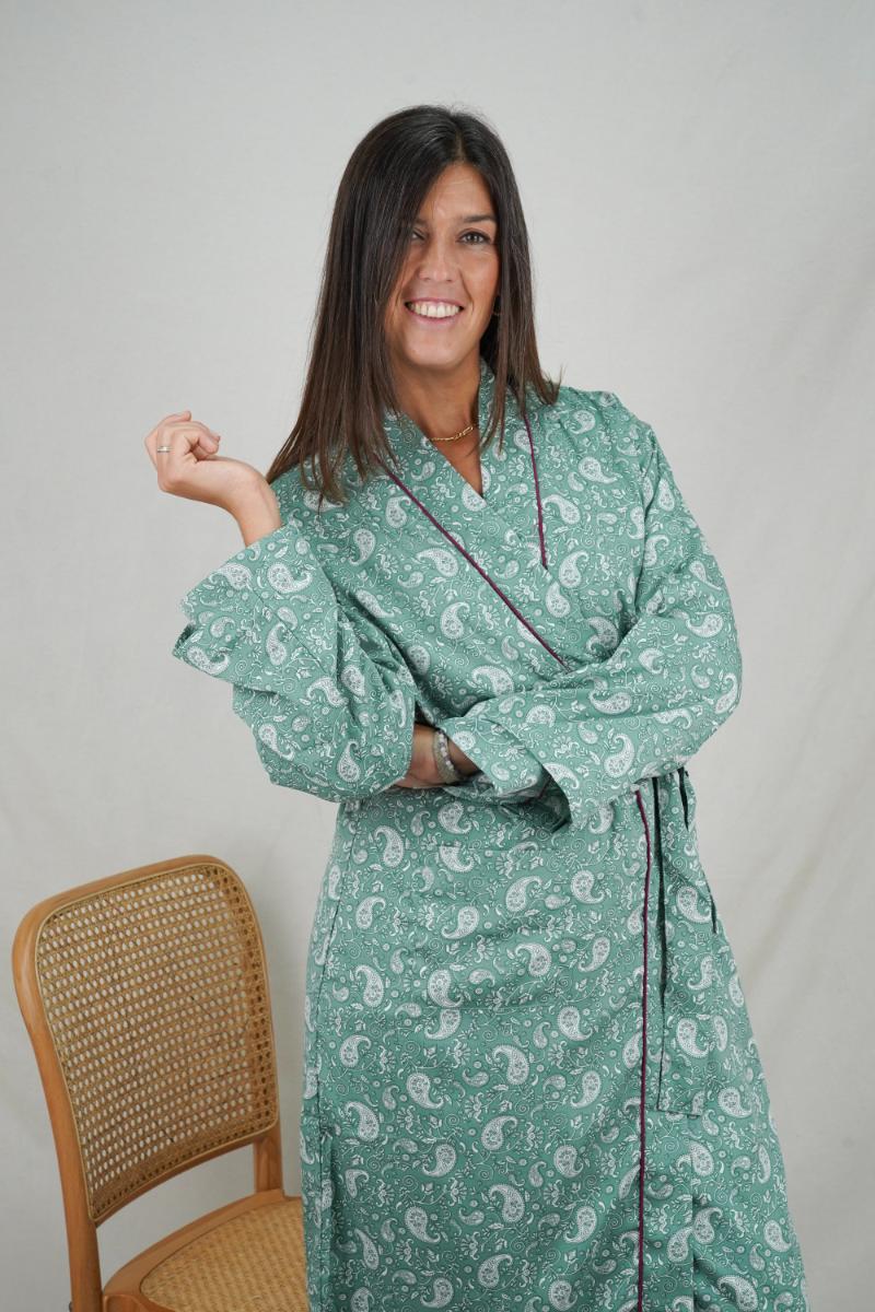 Kimono de crepe Simi