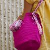 Bolso Wayuu Mediano - Buganvilla