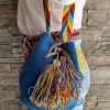 Bolso Wayuu Mediano - Azul