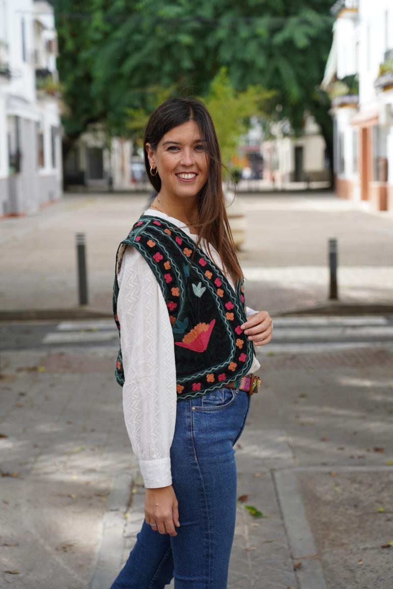 Chaleco terciopelo Tana