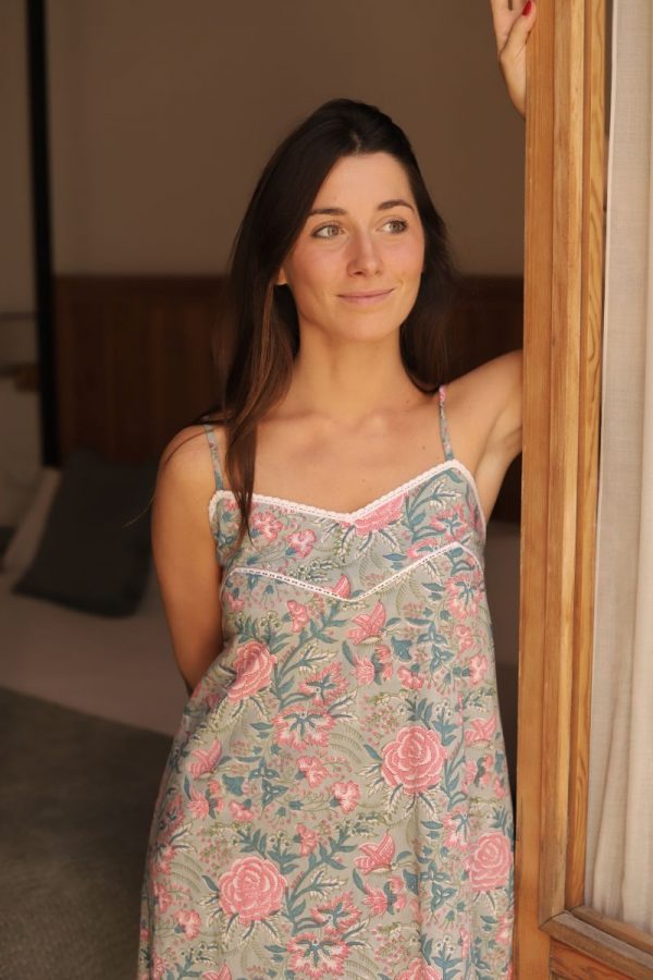 Camisón de algodón Chhapar - Imagen 2