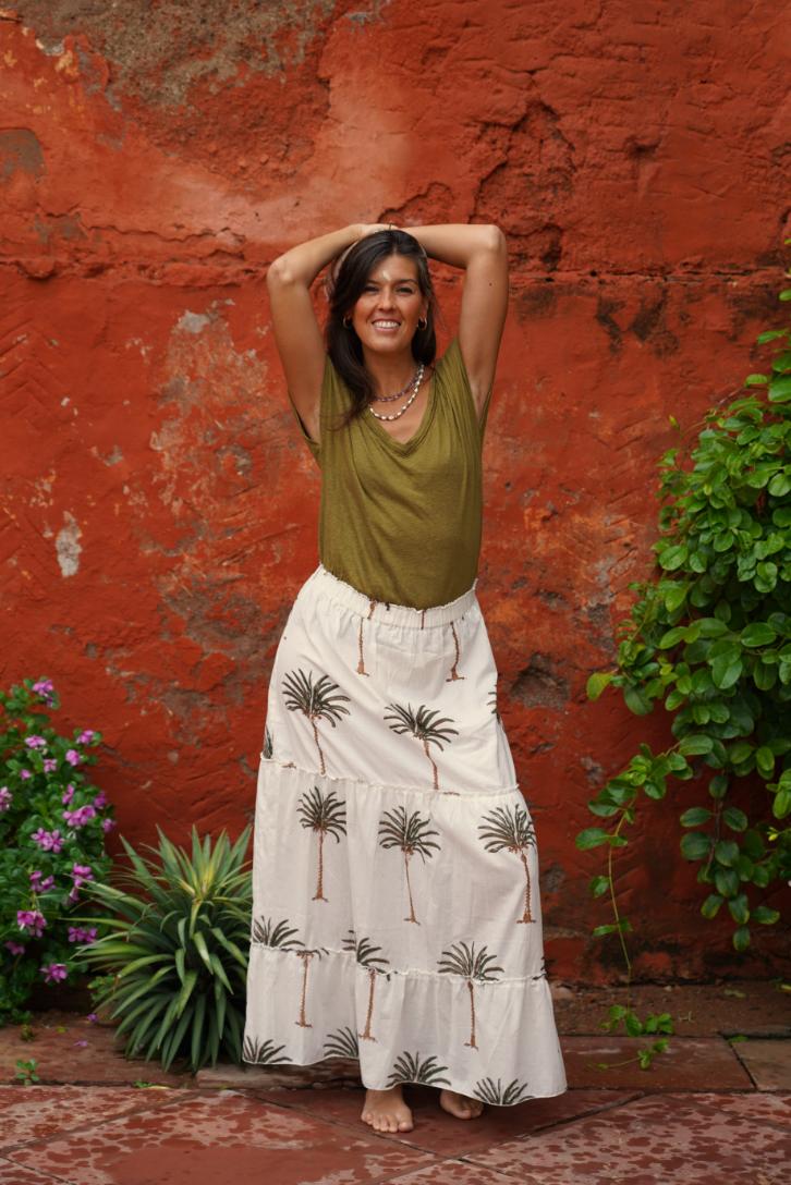 Falda Palmeras