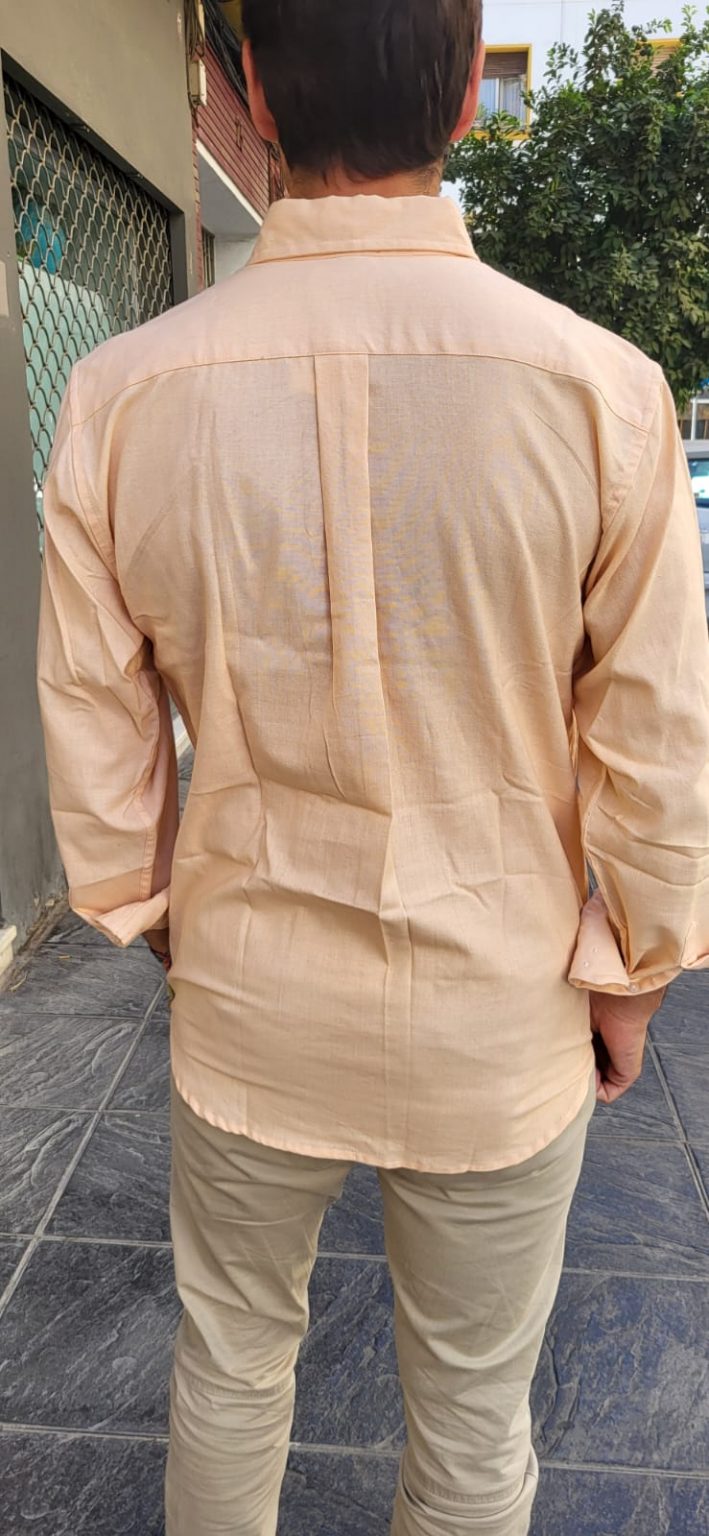Camisa de hombre Salmón claro - Imagen 2
