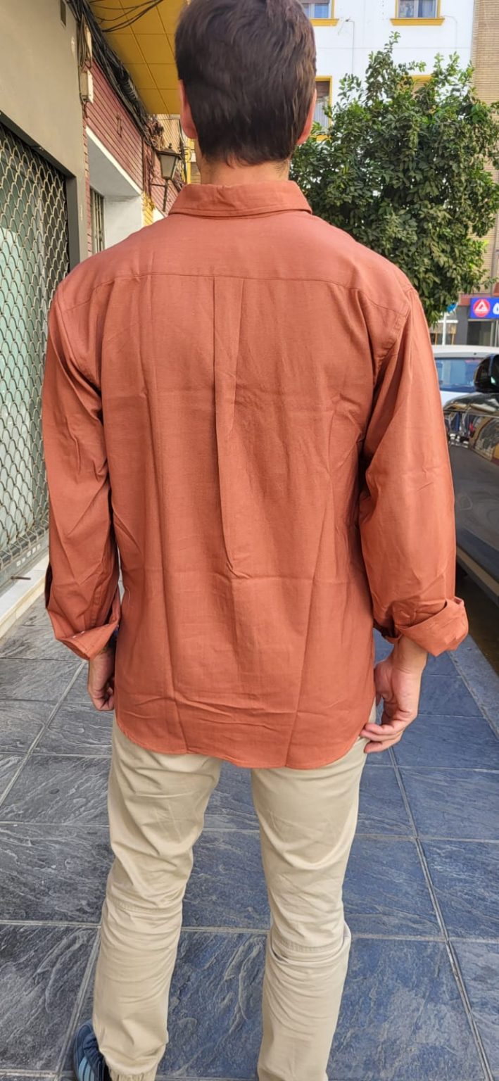 Camisa de hombre Teja - Imagen 2