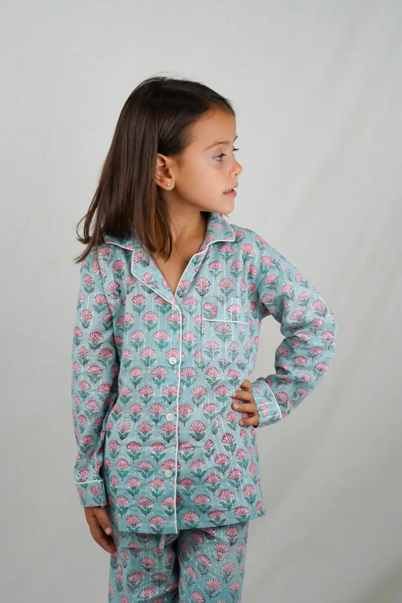 Pijama de niño de algodón - Nako - Imagen 2