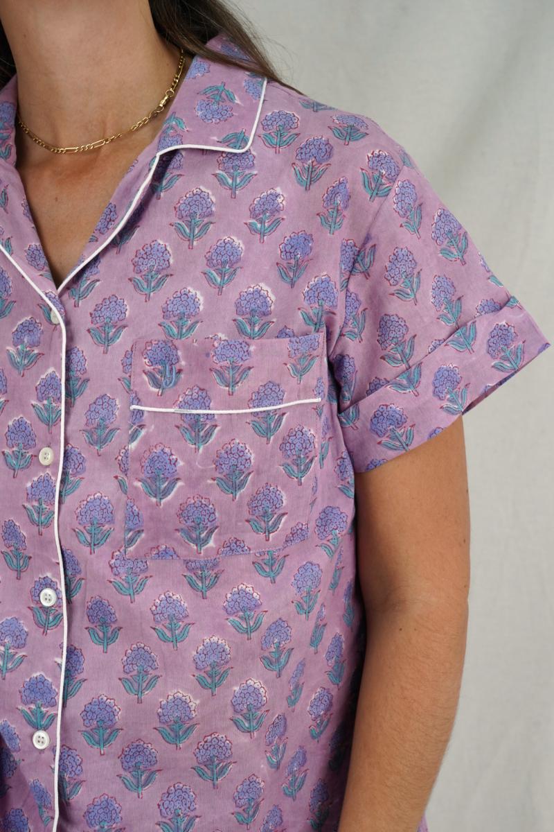 Pijama CORTO de algodón Aditi - Imagen 4
