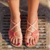 Sandalia Coral y Crema II