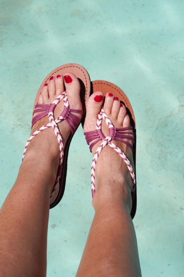 Sandalia Buganvilla y rosa